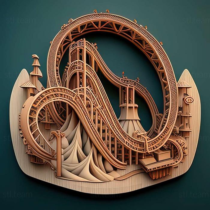 3D model RollerCoaster Tycoon 2 game (STL)